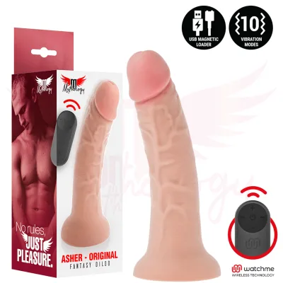 Mythology - asher original dildo S - vibrator compatible with watchme wireless technology