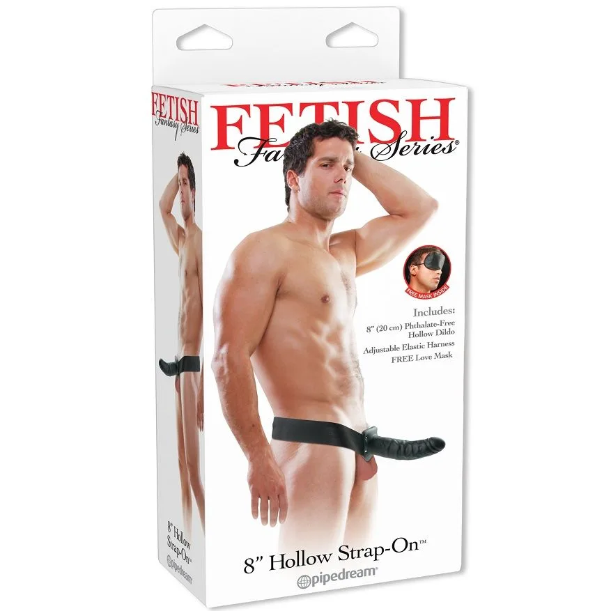 Sangle creuse fetish fantasy 19 cm noir