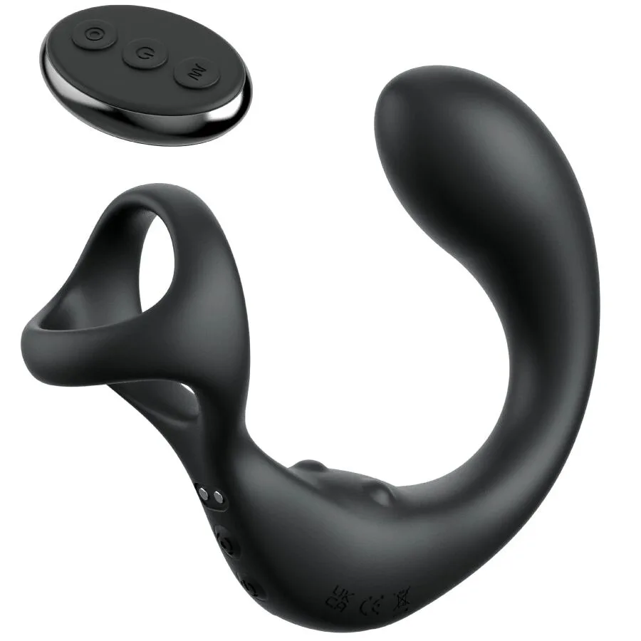 Masseur anal vibrant avec télécommande