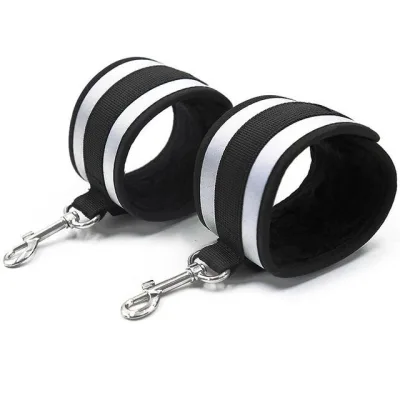 Grey wrist cuffs