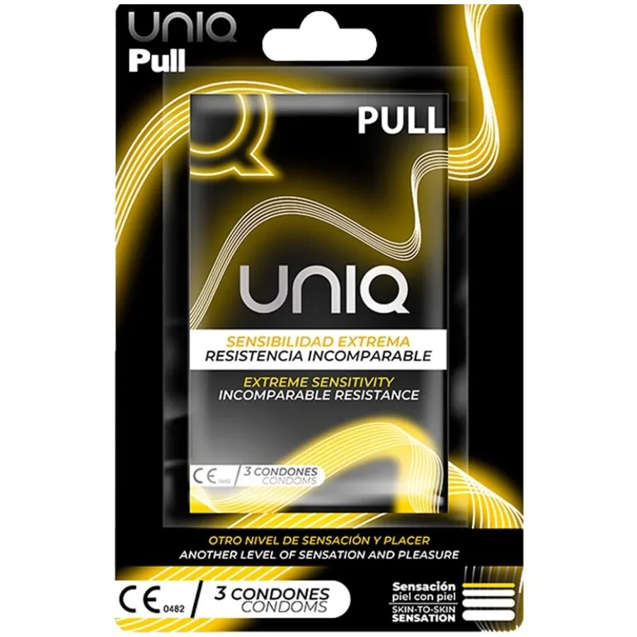 Préservatifs sans latex avec bandes pull 3 unités