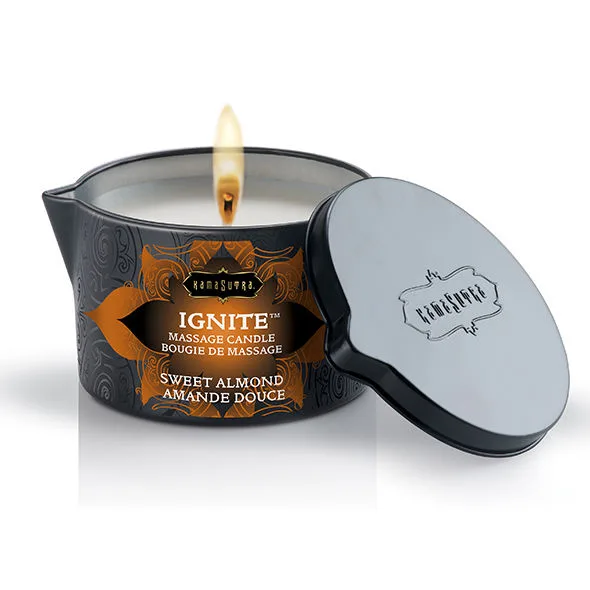 Kamasutra - bougie de massage aux amandes méditerranéennes 170GR
