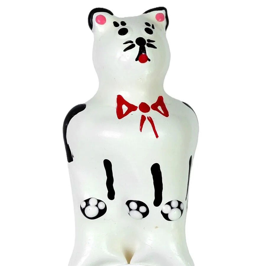 Préservatifs fantaisie peints à la main modèle chat XL