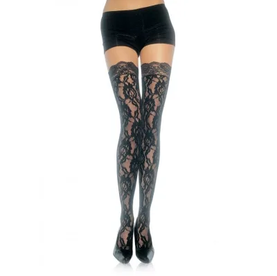 Leg avenue - floral lace stockings