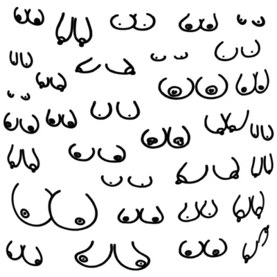 Sottobicchieri quadrati boobs 10 unidades