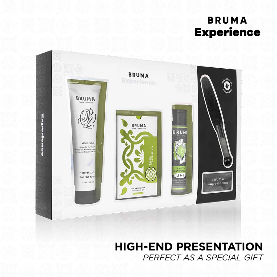 Bruma xperience - kit tentation pastèque douce avec amplificateur d'orgasme