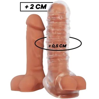 Extension de pénis et gaine V15 transparente