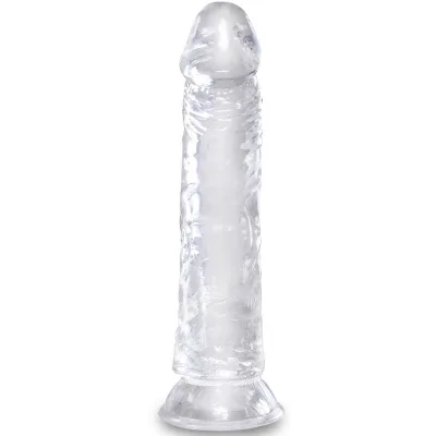 Klarer realistischer penis 19.7 cm transparent