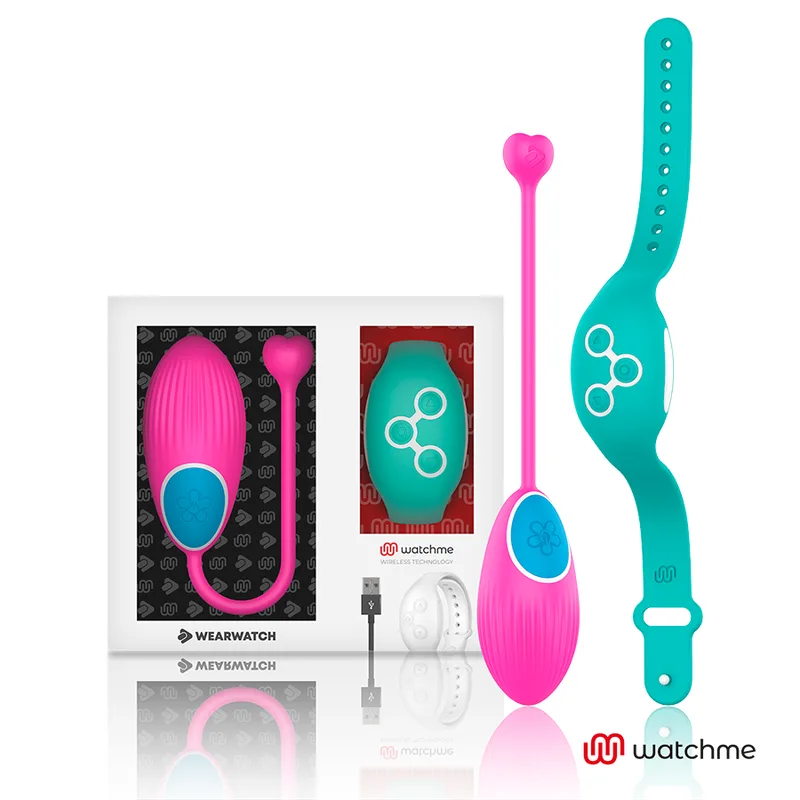 Tecnologia watchme telecomando uovo fucsia / acqua di mare