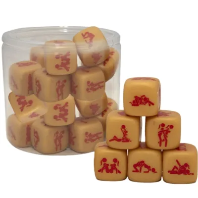 Woman pride dice of love positions