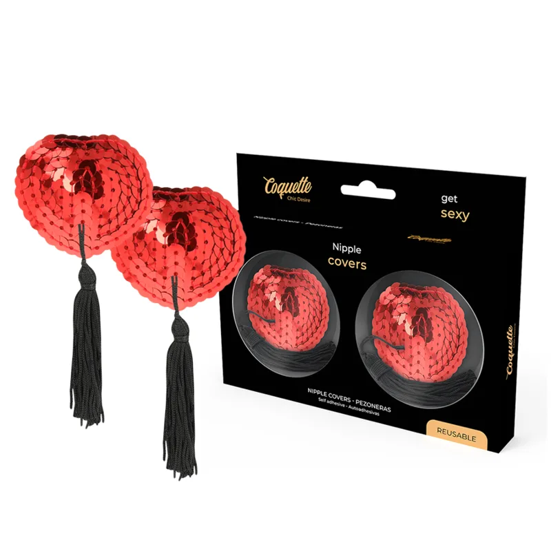 Coquette chic desire - cache-matin rouge