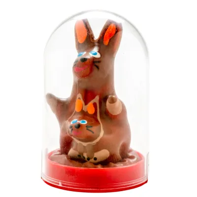 Handbemalte neuheitskondome känguru modell 1
