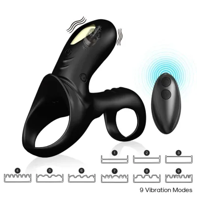 Armony - ranger doppelvibratorring für paare schwarz