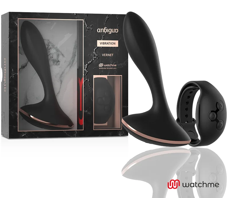 Watchme vibrateur télécommande plug anal vernet