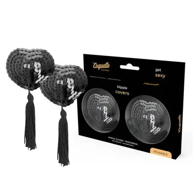 Coquette chic desire - cache-malins paillettes noires
