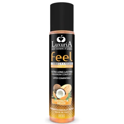 Intimateline - luxuria feel schmiermittel auf wasserbasis auf kokosnuss und melone 60 ml