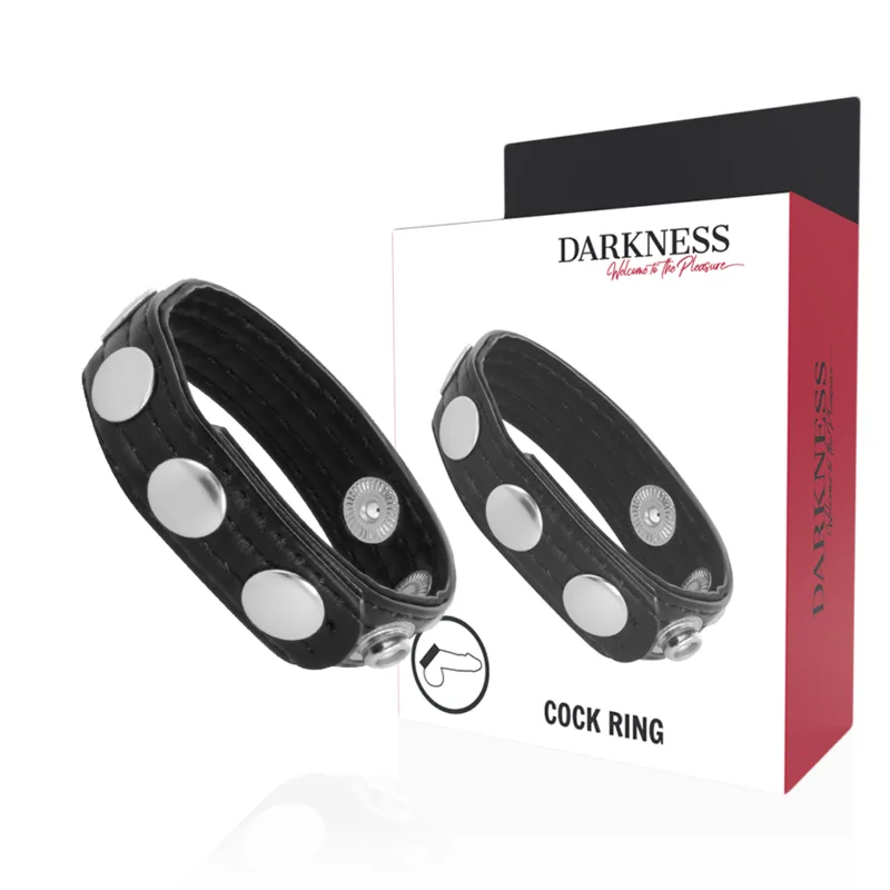 Darkness - anneau dérection en cuir