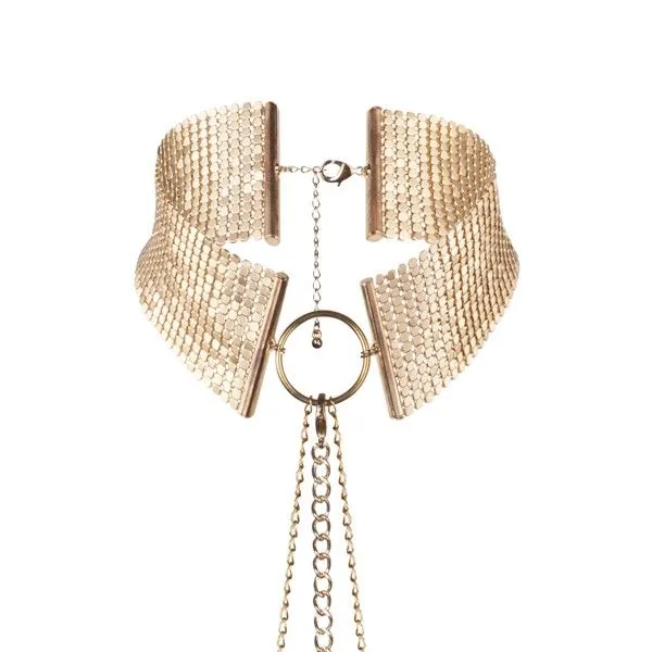 Bijoux indiscrets - désir métallique collier métallisé doré