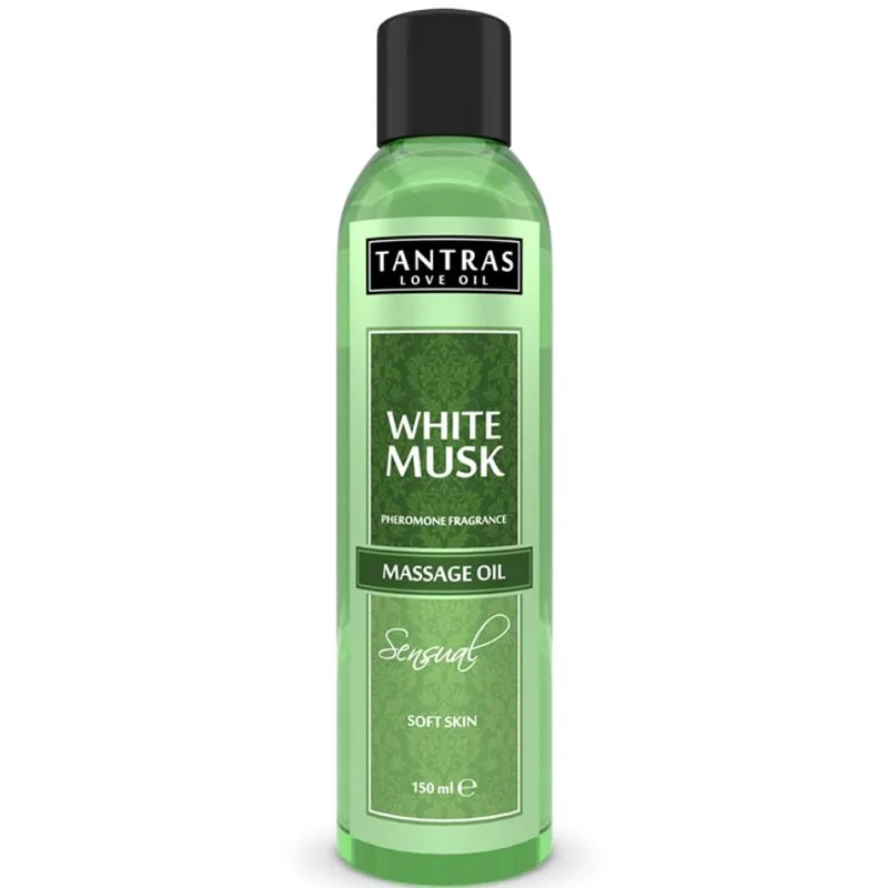 Intimateline - huile damour tantras musc blanc 150 ml