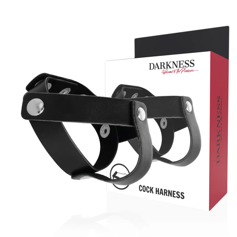 Darkness - anneau cutané pour pénis et testicules