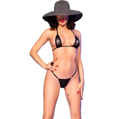 Chilirose - cr 4840 mikrobikini schwarz S/M