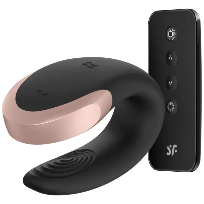 Satisfyer - double love luxury partner vibrator schwarz