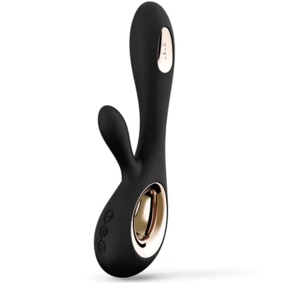 Soraya wave vibrator kaninchen schwarz