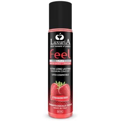 Intimateline - luxuria feel schmiermittel auf wasserbasis erdbeer 60 ml