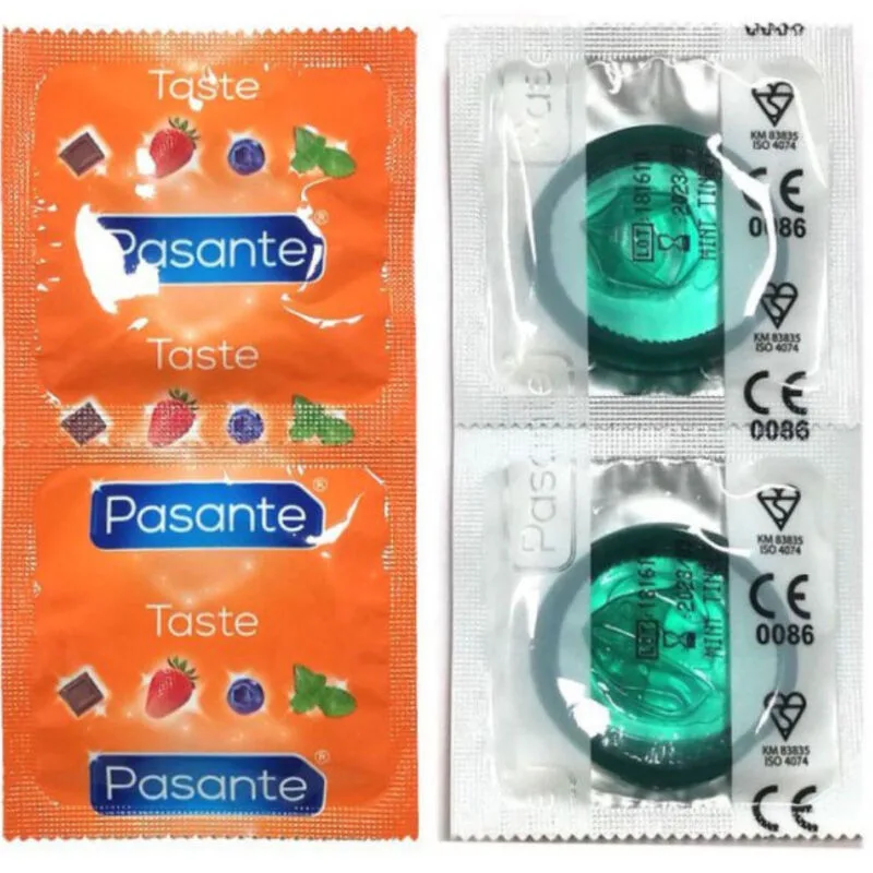 Préservatifs saveur menthe sac 144 unités