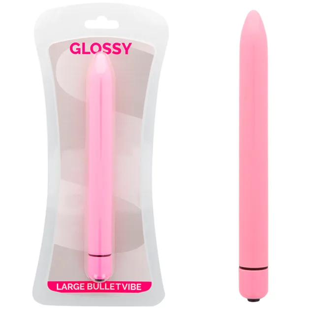 Glossy slim - vibrateur rose