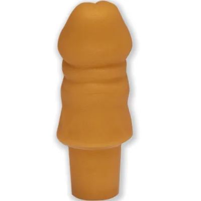 Tappo dorato a forma di pene