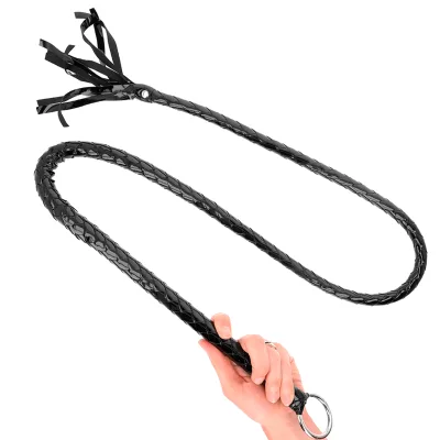 Kink - fouet long en PVC brillant 138 cm