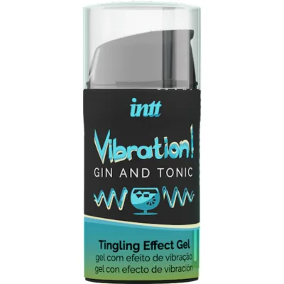 Intt - kraftvolles intimstimulierendes flüssiges vibrator-gel gin & tonic 15 ml