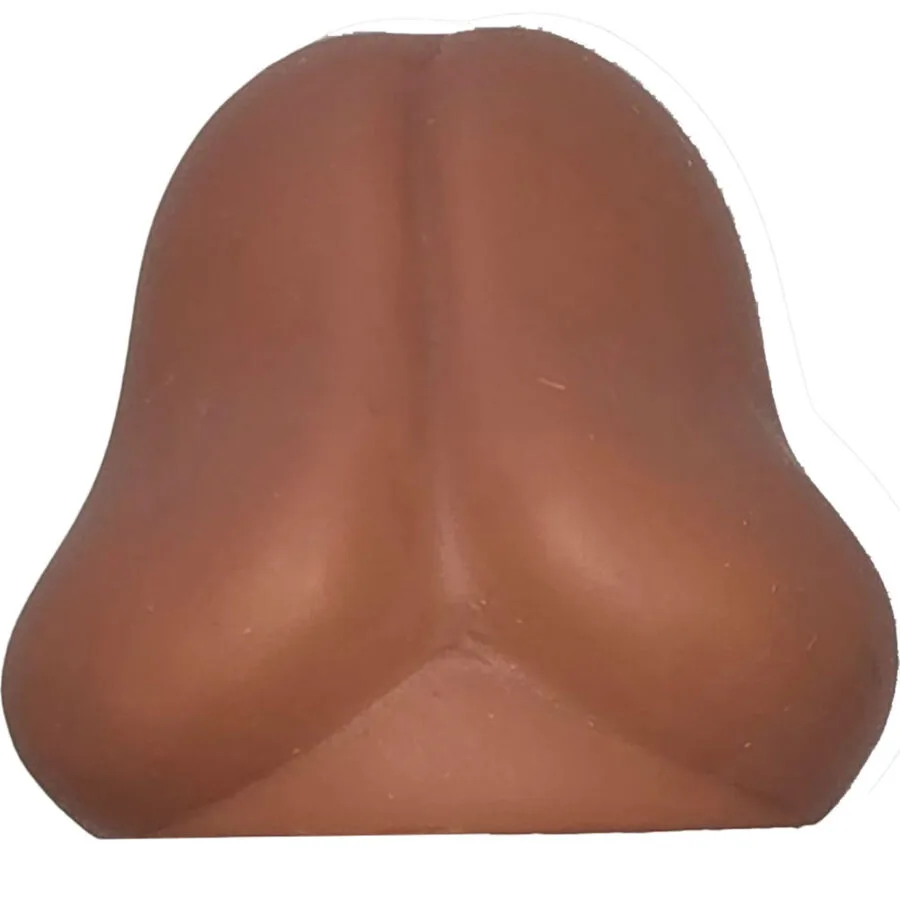 Pénis anti-stress couleur marron