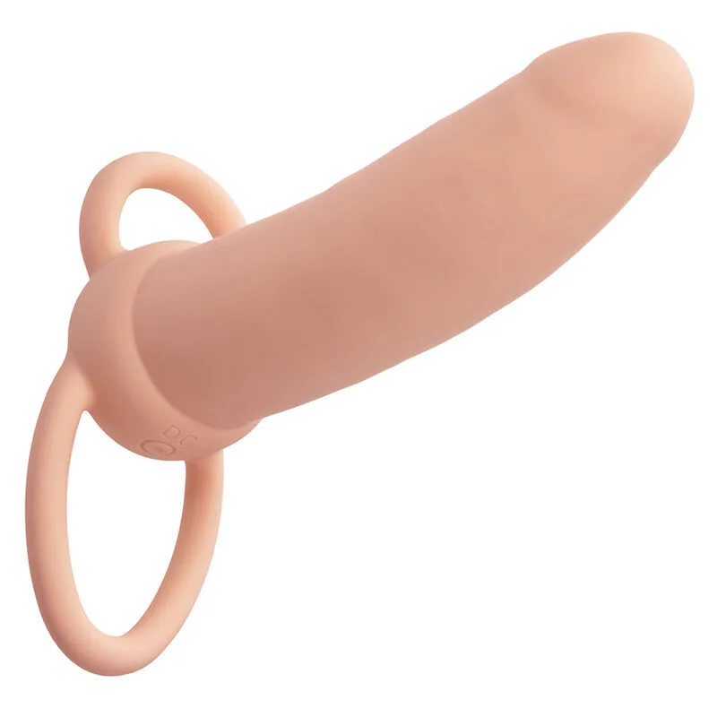 Maxx thick double pénétrateur 10 vibrations chair