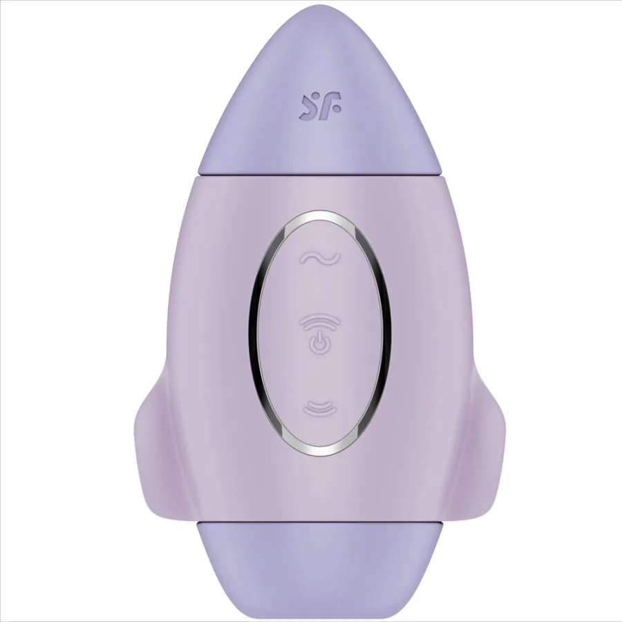 Satisfyer - mission control petit vibrateur double impulsion lilas