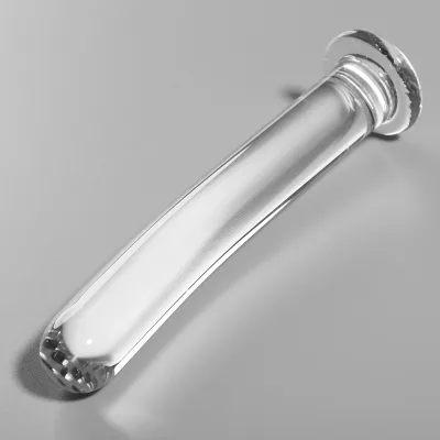 Modell 9 dildo borosilikatglas klar 15.5 cm -o- 2.5 cm