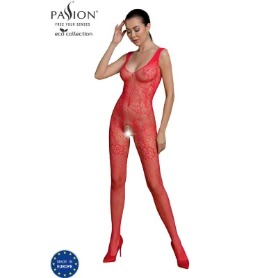 Passion - eco collection bodystocking eco BS012 red