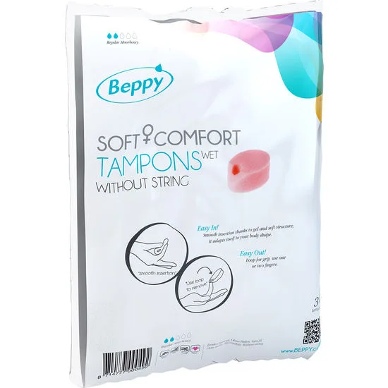 Tampons soft confort humide 30 unités