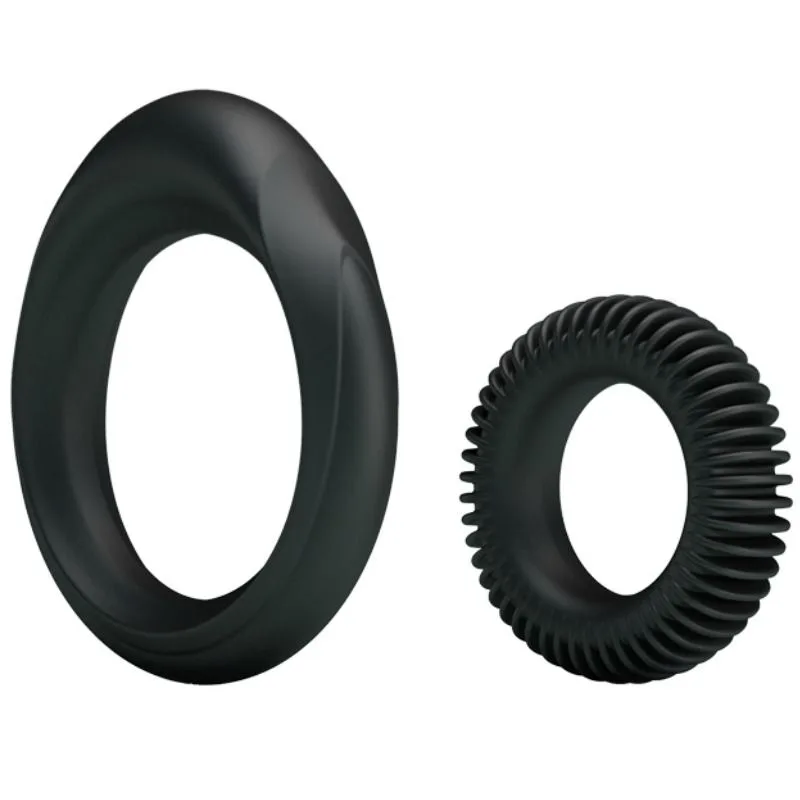 Baile - kit 2 anneaux silicone anneau virilité