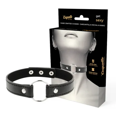 Coquette chic desire - collana in pelle vegana accessorio donna