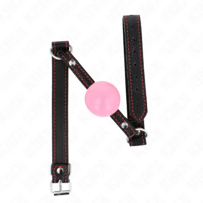 Kink - 4 cm roze gouden bal gag 60 x 2 cm