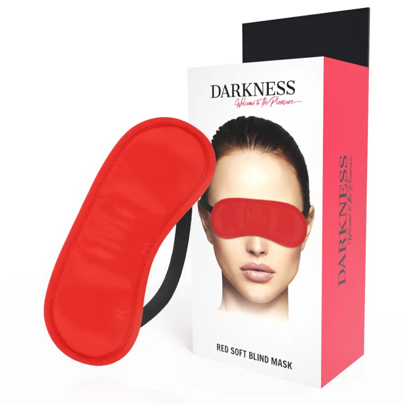Darkness - masque droit rouge