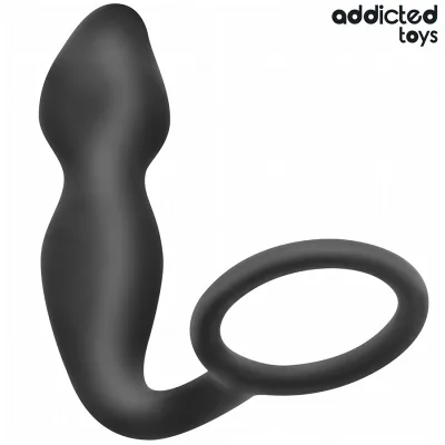 Plug anal con anillo silicona modelo 2