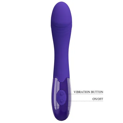 Pretty love - dildo vibrateur violet elemental youth