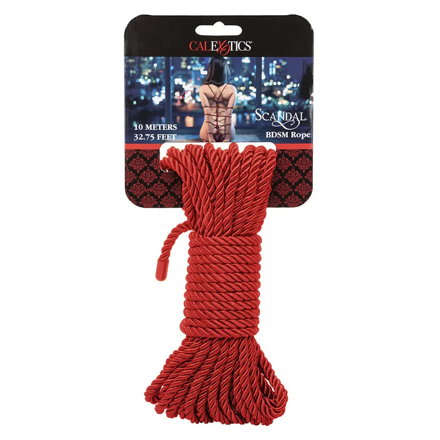 Scandal corde BDSM rouge 10 M