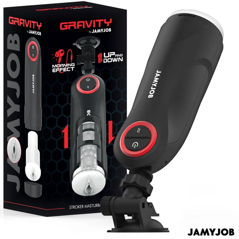 Gravity automatic vagina masturbator 5 thrusting modes and sound effect