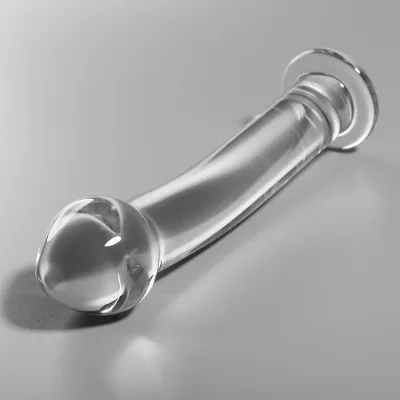 Modell 11 dildo borosilikatglas klar 16 cm -o- 3 cm