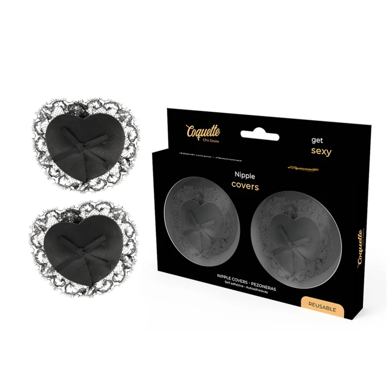 Coquette chic desire - cache-malins en dentelle noire