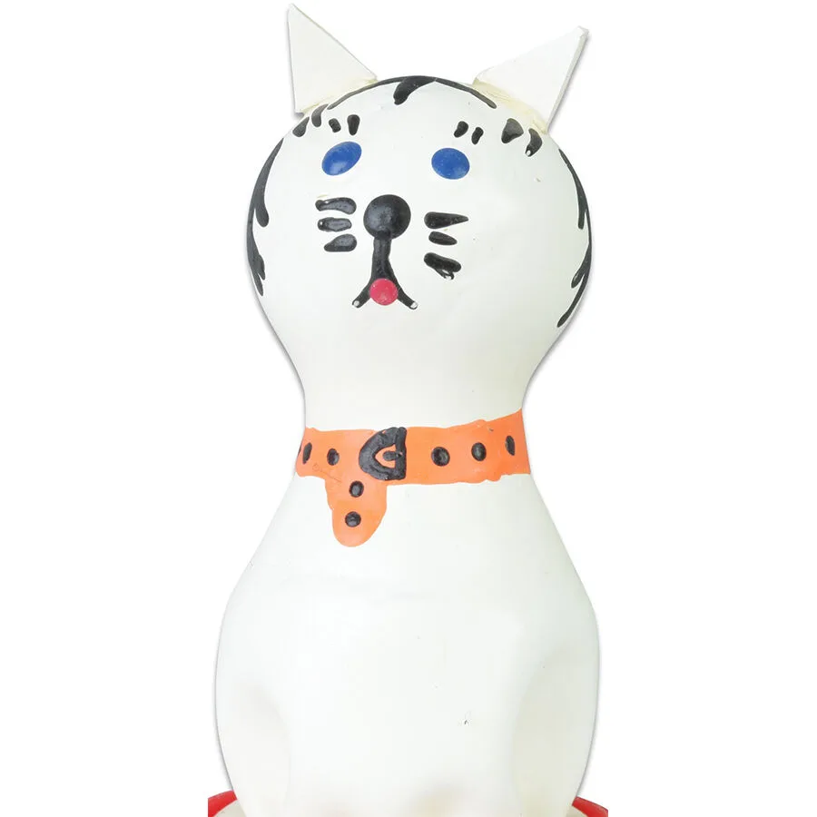 Préservatifs fantaisie peints à la main chat blanc